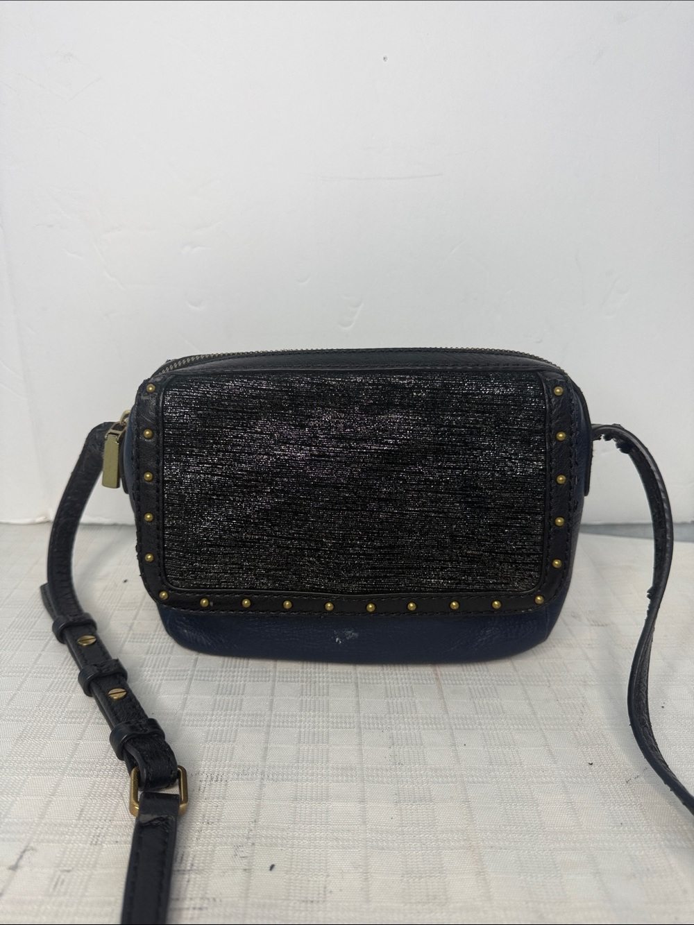 Fossil Kinley Ladies Small Leather Crossbody Handbag